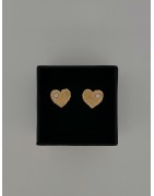 Boucles d'oreilles coeur petit modèle