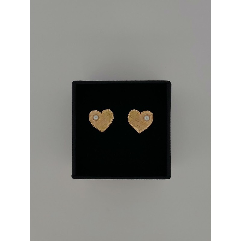Boucles d'oreilles coeur petit modèle