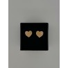 Boucles d'oreilles coeur petit modèle