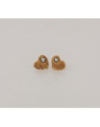 Boucles d'oreilles coeur bébé