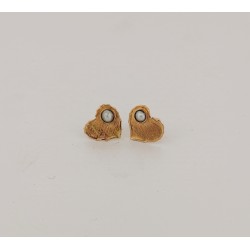 Boucles d'oreilles coeur bébé