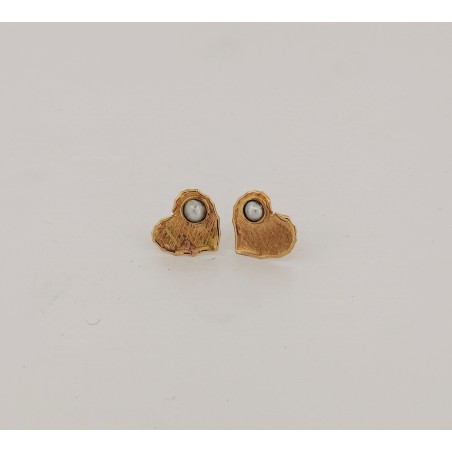 Boucles d'oreilles coeur bébé