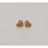 Boucles d'oreilles coeur bébé