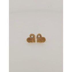 Boucles d'oreilles coeur adultes