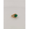 Bague chrysoprase diamants