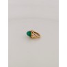 Bague chrysoprase diamants