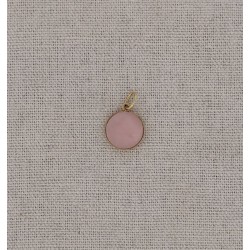 Pendentif quartz rose